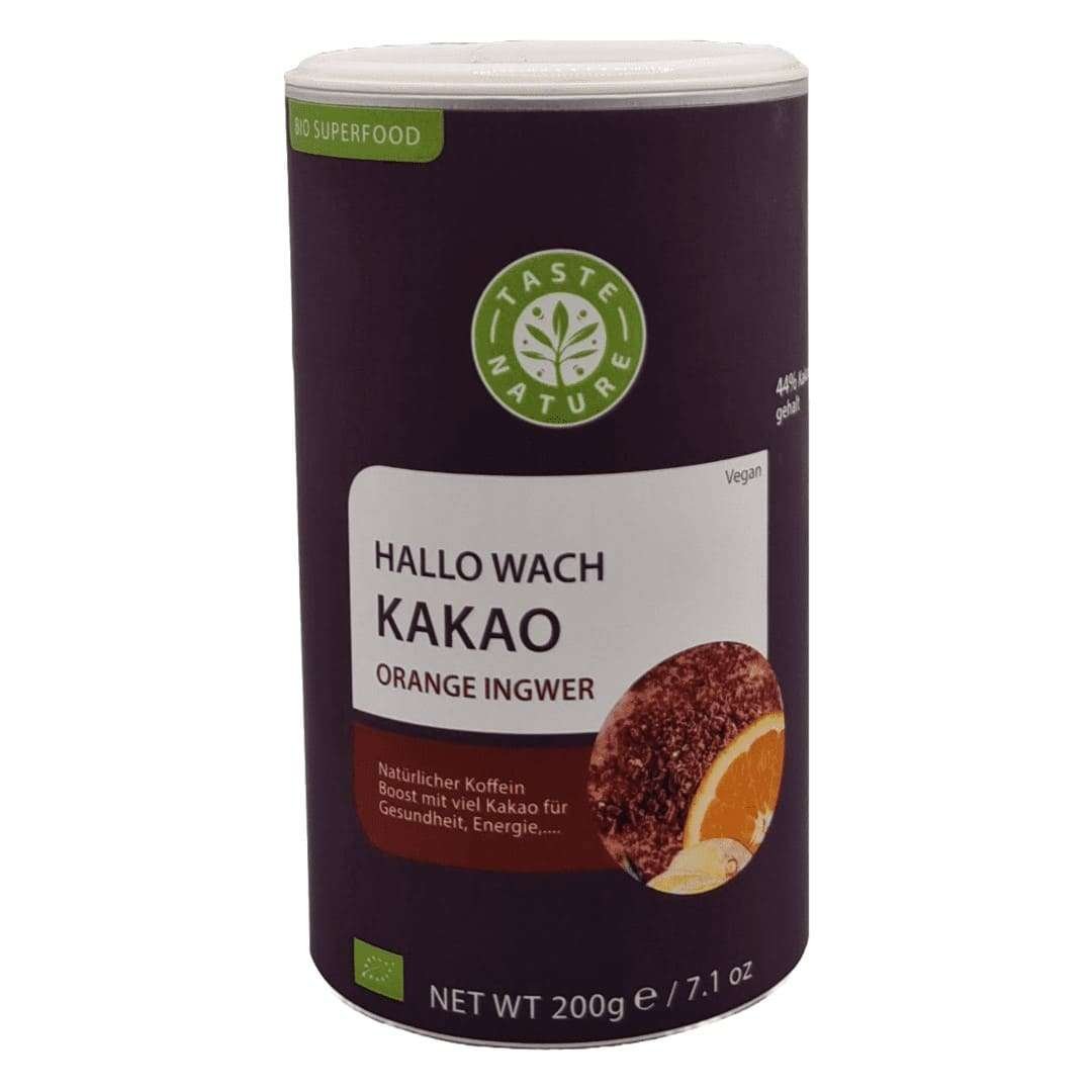 Taste Nature Bio Hallo Wach Kakao Orang Ingwer 200g